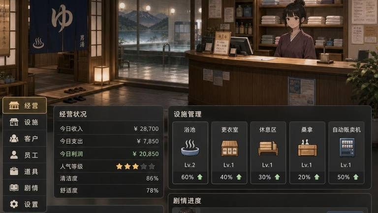 背德浴场 浴场经营 画面 8