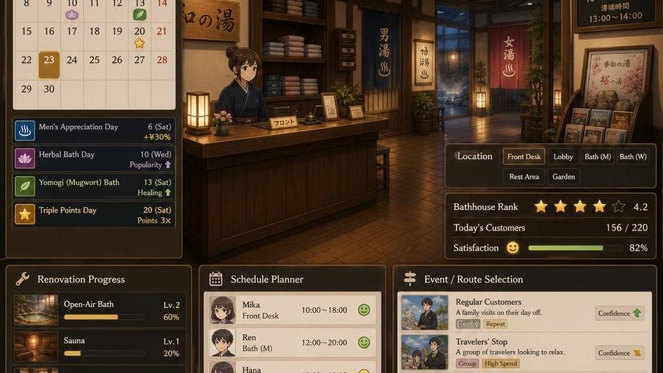 背德浴场 攻略要点 资料图 1