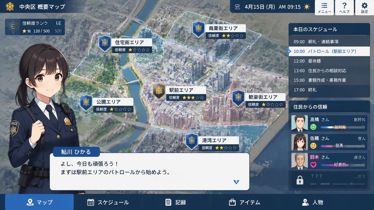 极道无赖EX 女警鮎川光 剧情分支 详情图
