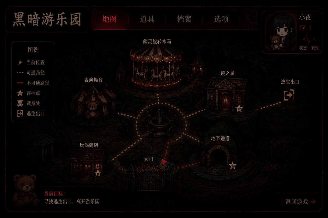 黑暗游乐园 主线事件 页面配图