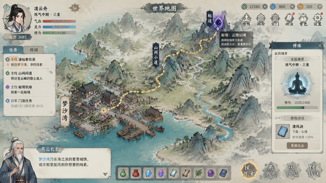 谪仙索欢录 梦汐湾 画面 7