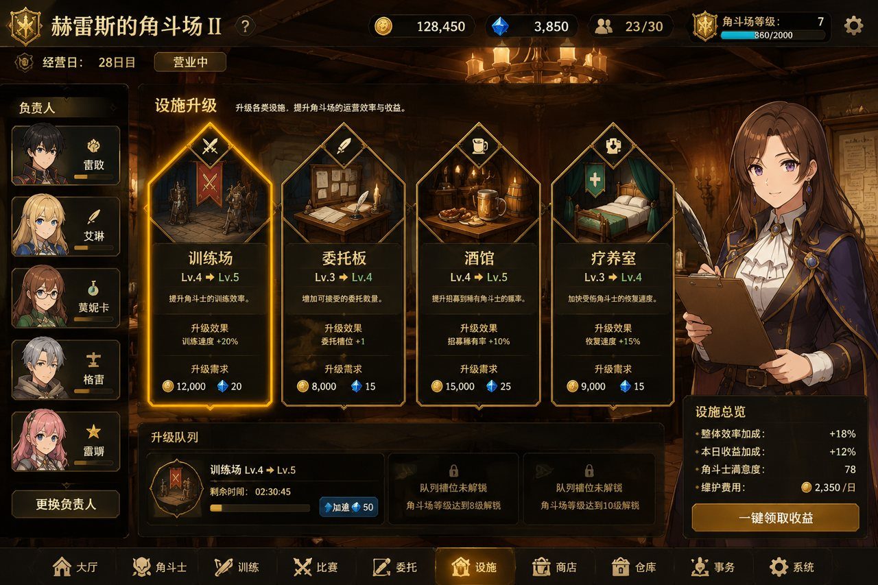 赫雷斯的角斗场Ⅱ 中文界面 玩法截图 2