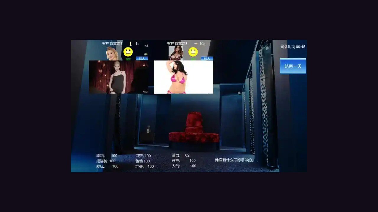 维纳斯脱衣舞俱乐部 员工排班 画面 4