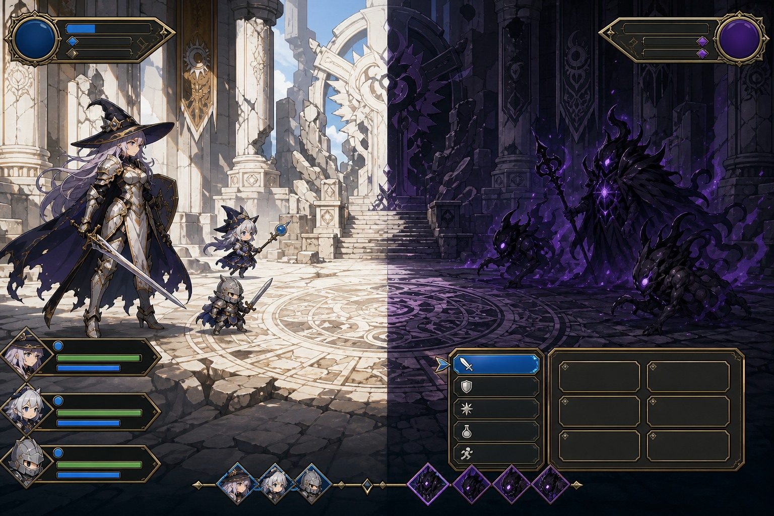 魔女骑士安娜 魔法异世界 玩法截图 1